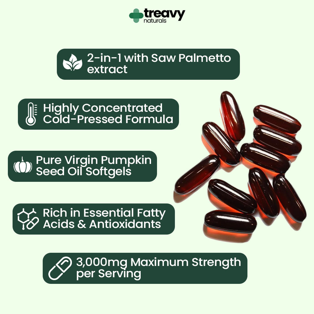 Treavy® Pumpkin Seed Oil Softgels