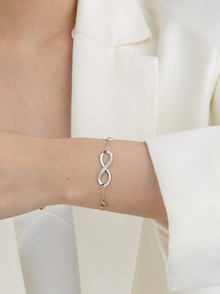 Infinite Love - Sterling Silver Bracelet